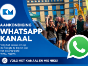 KM Whatsapp-kanaal: als eerste op de hoogte van het belangrijkste WMC nieuws!