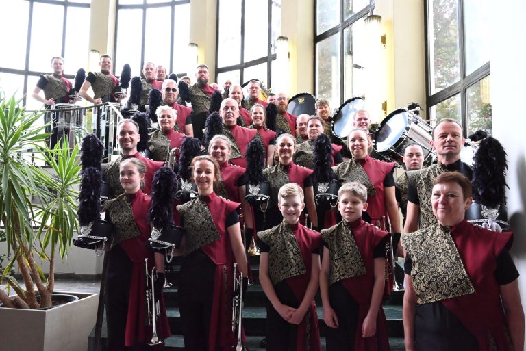 75-Jaar Showkorps WIK, ontvangst op het Stadhuis.