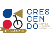 Nieuw logo met een GOUDEN randje voor Bicycle Showband Crescendo