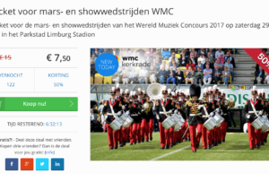 Flinke kortingen (50%) op WMC-kaarten voor 29 juli